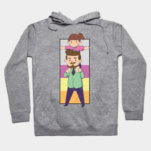 Best Father Daughter Hoodie by avshirtnation